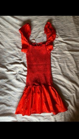 Vestido Zara Rojo Talla S
