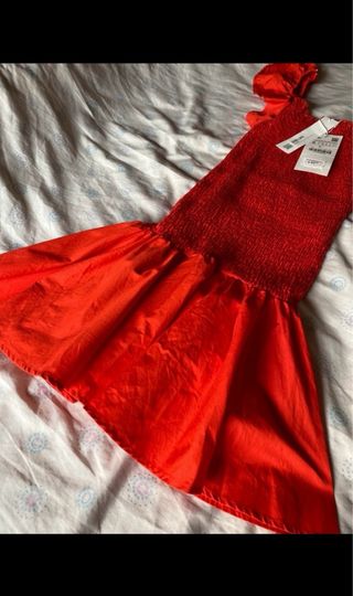 Vestido Zara Rojo Talla S