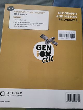 Geography & History 3º ESO. Student's Book. GENiOX