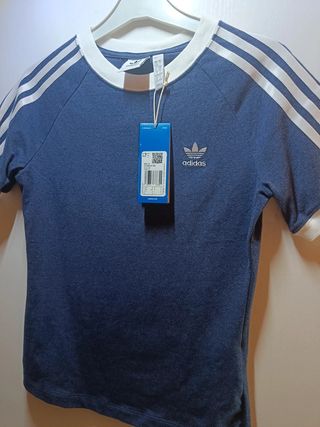 Camiseta Adidas azul marino talla S