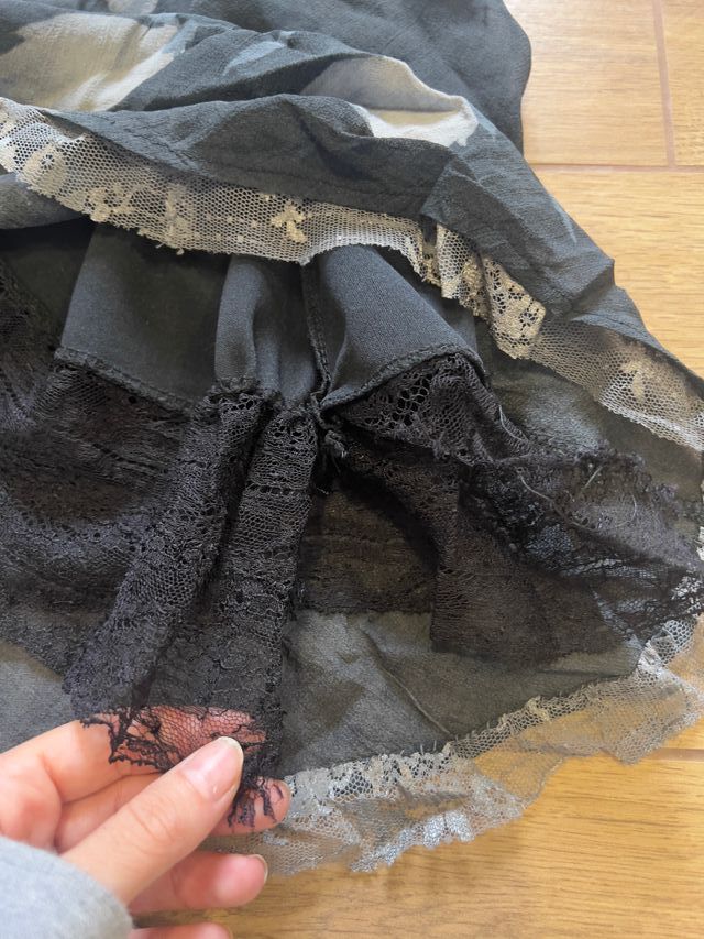 Slip dress con motivo floreale