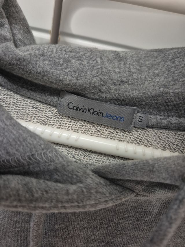 Sudadera Calvin Klein Jeans Gris Talla S