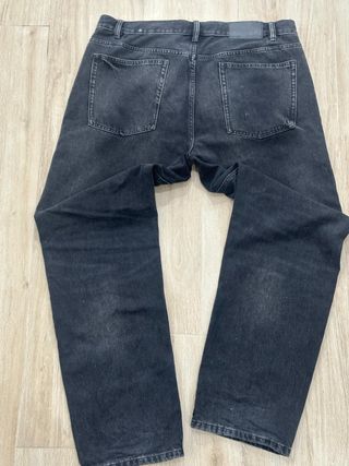 Vaqueros Zara Negro Talla 46 Hombre