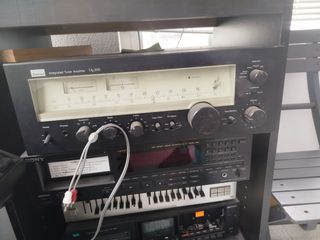 Equipo retro de sonido y grabación 