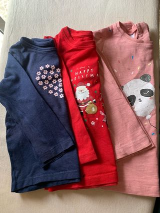 Pack 3 camisetas bebé