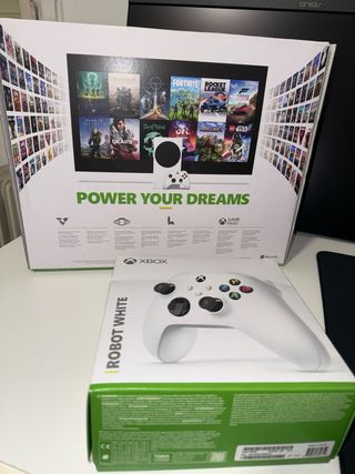 Xbox Series S + Mando Original Blanco 