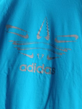 Camiseta Adidas Algodón Azul