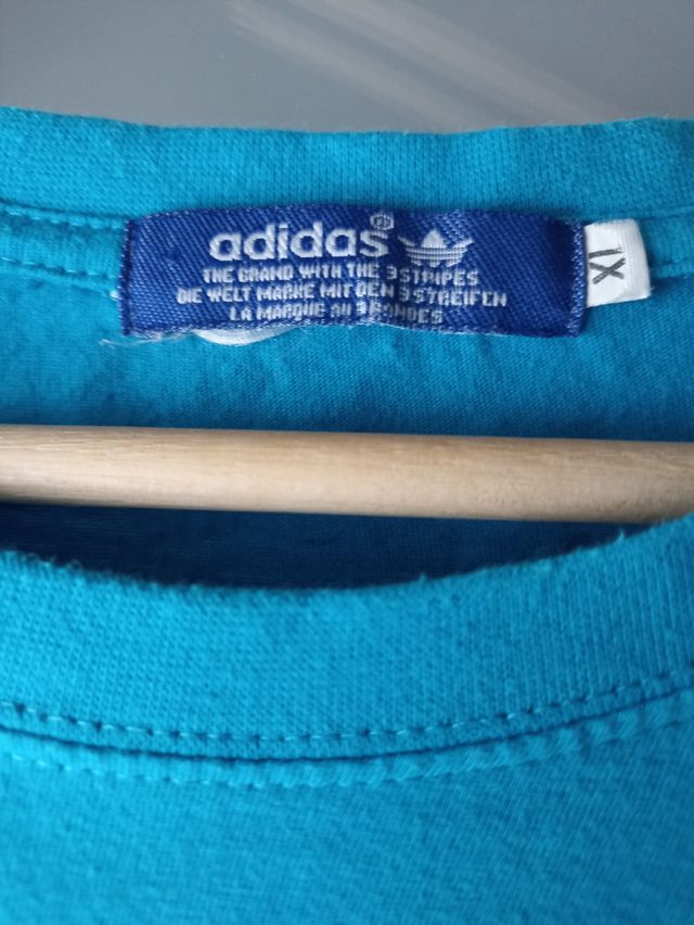 Camiseta Adidas Algodón Azul