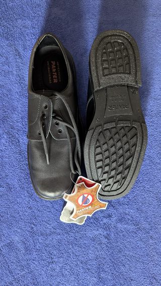 Zapatos Panter Piel Negros