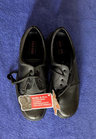 Zapatos Panter Piel Negros
