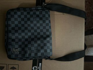 Bandolera Louis Vuitton Negra/Gris
