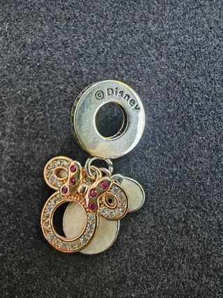 Lote 2 Charms C3PO Star Wars y Minnie doble Plata 