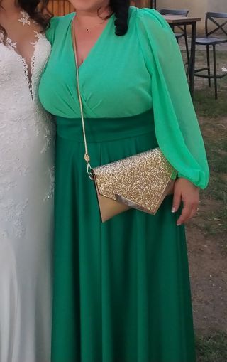 Vestido verde de fiesta
