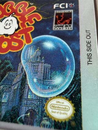 Bubble Ghost Nintendo Game Boy