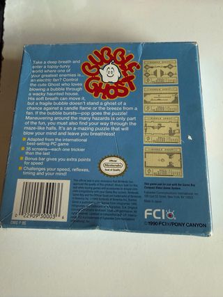Bubble Ghost Nintendo Game Boy