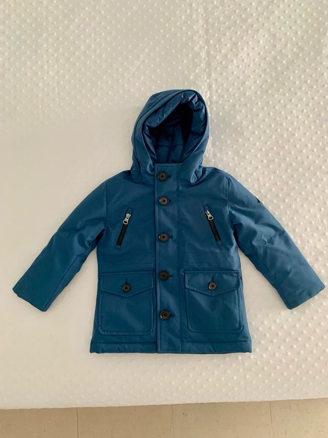 Parka Hackett niño azul