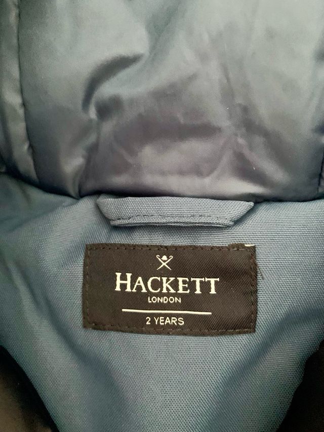 Parka Hackett niño azul