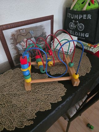 Juego de Cuentas de Madera para Niños Ikea