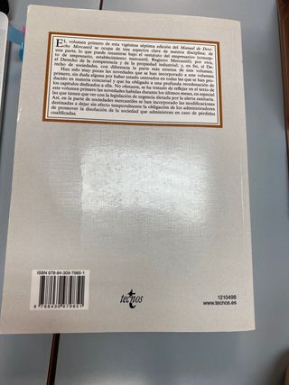 Manual de Derecho Mercantil: Vol. I. Introducci...