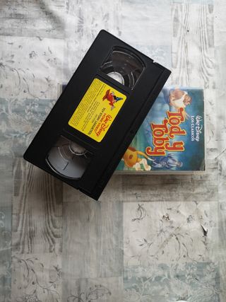 VHS Tod y Toby Disney Los Clásicos