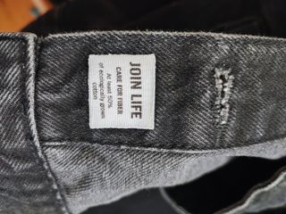 Cazadora vaquera Bershka negra talla S