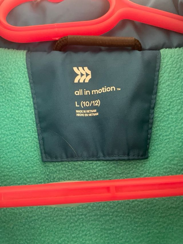 abrigo o chaqueta de esquí turquesa