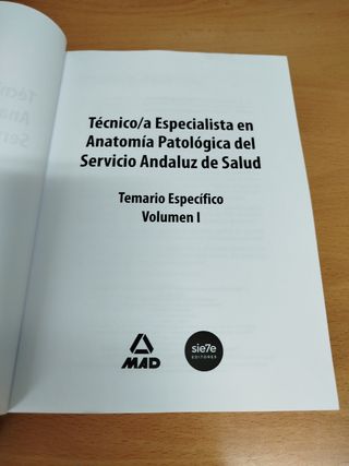 Técnico/a Especialista en Anatomía Patológica 2016