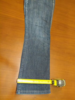 Pantalón vaquero mujer recto marca Adolfo Domingue