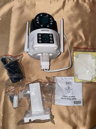 Cámara Vigilancia WiFi ZOSI Exterior Doble Lente