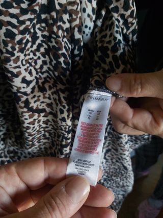 Camicia Primark stampa leopardata taglia 48