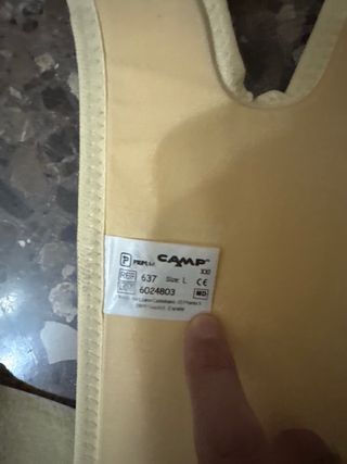 Faja Lumbar Dorsal Ajustable Beige