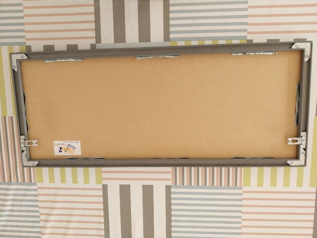 Marco de fotos doble gris metal