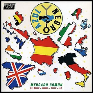 Azul y Negro Mercado Común Vinilo