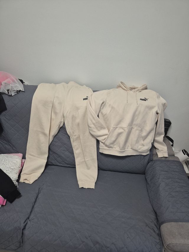 Conjunto Chándal Puma Beige