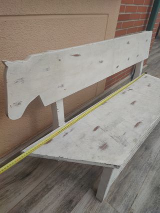 Conjunto 2 bancos de madera