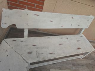 Conjunto 2 bancos de madera