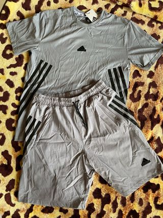 Conjunto Adidas Gris