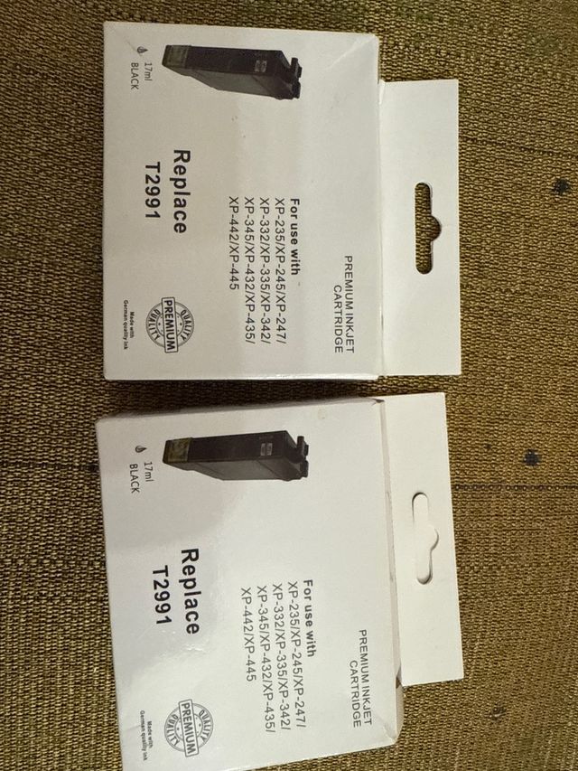 2 Cartuchos Tinta Negra T2991 Premium -PB 33XL