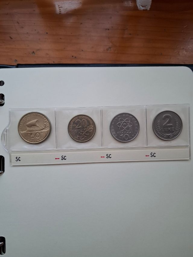 16 Monedas  Albania,Grecia,Chipre, Bulgaria.Rumani