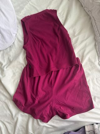Conjunto Deportivo Converse Rosa/Morado