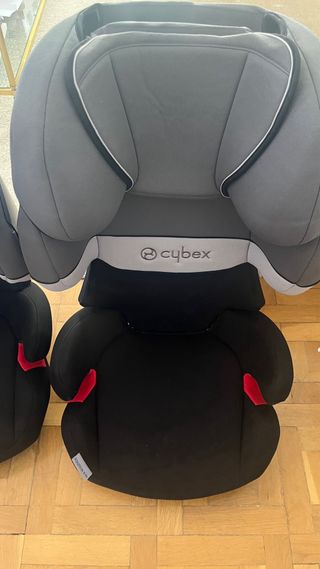 2 Sillas Cybex Solution X-Fix coche con Isofix