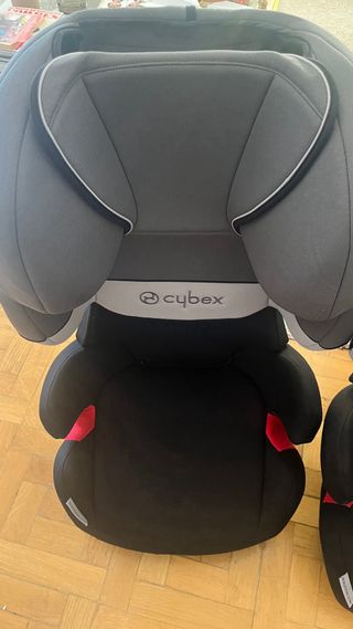 2 Sillas Cybex Solution X-Fix coche con Isofix