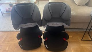 2 Sillas Cybex Solution X-Fix coche con Isofix