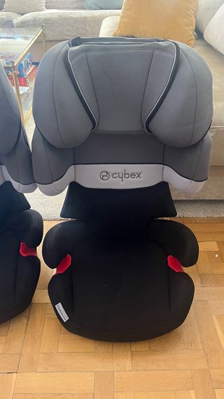 2 Sillas Cybex Solution X-Fix coche con Isofix