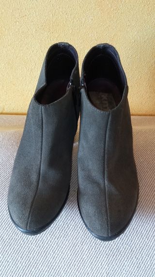 Botines piel ante talla 37 