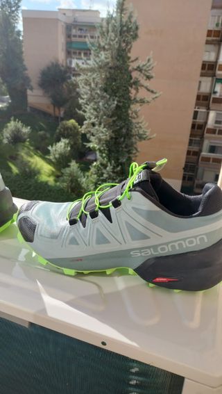 Salomon talla 42 gris/verde