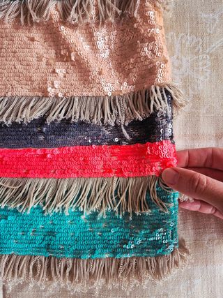 Minifalda Zara lentejuelas multicolor ZARA WOMAN