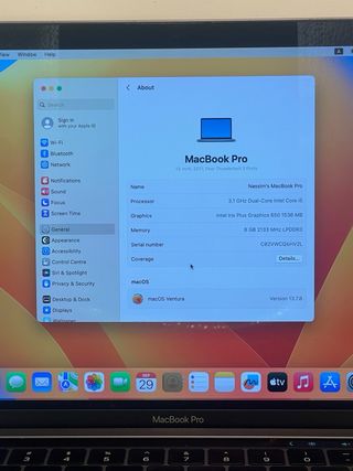 MacBook Pro 13 2017 i5 8GB RAM 256GB SSD