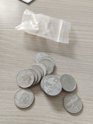 4 Monedas Antiguas Españolas 50 Céntimos