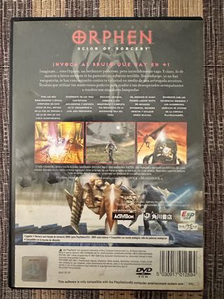 Orphen: Scion of Sorcery PS2 (RPG)